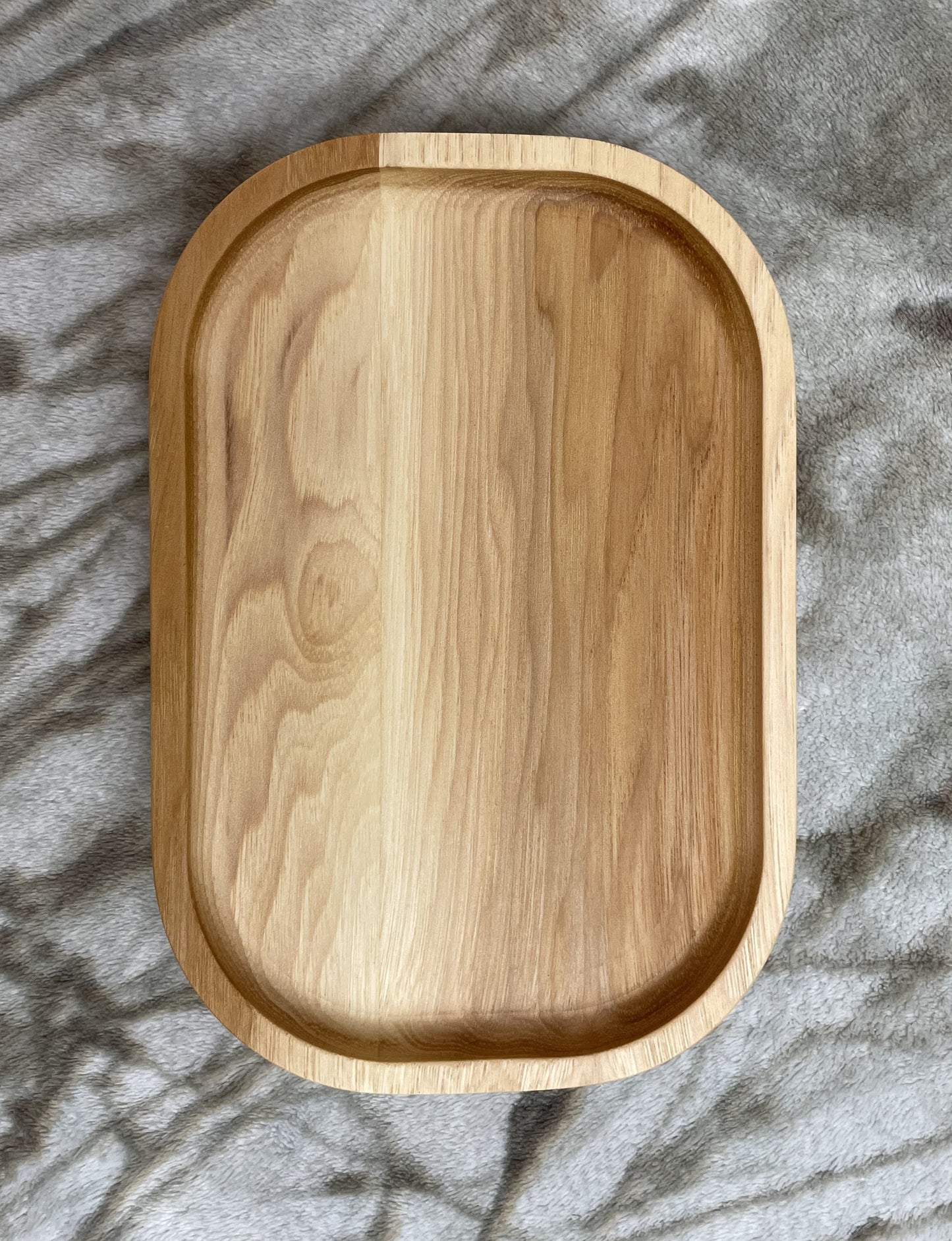 Wooden Solid Rectangular Catch All Tray - Walnut, Cherry, Oak, or Hickory