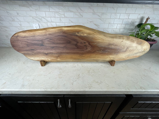 Live Edge Oval Walnut Charcuterie & Cheese Boards