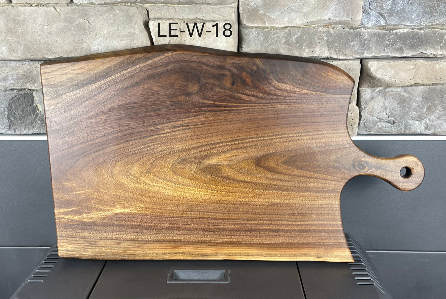 Live Edge Walnut Wooden Handle Charcuterie & Cheese Boards