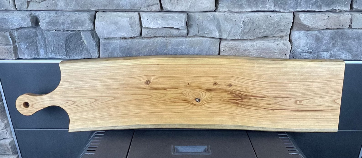 Live Edge Black Cherry Charcuterie Cheese Board