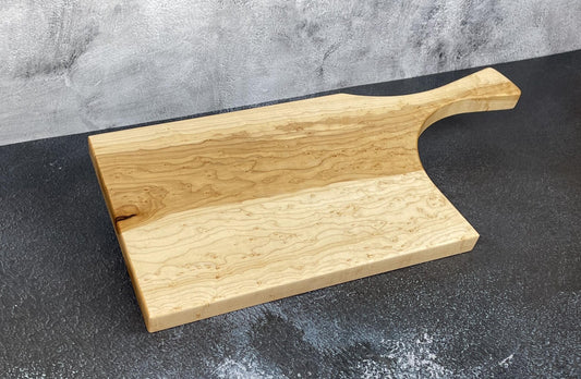 Solid Wood Cleaver-Style Cutting Board