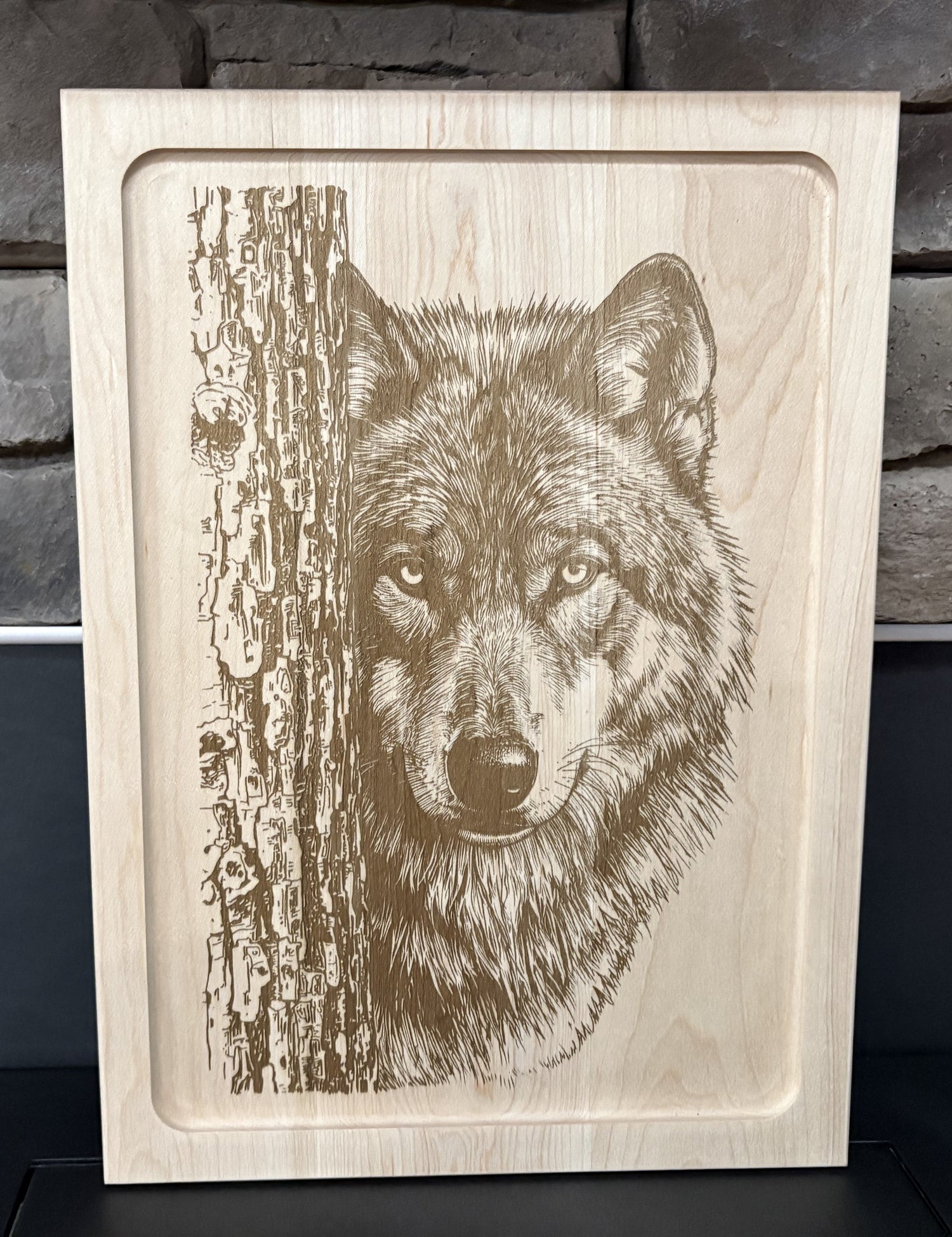 Wooden Maple Laser Engraved  Plaques