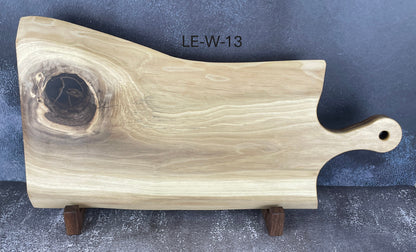 Live Edge New/Mixed Growth Walnut Charcuterie & Cheese Boards