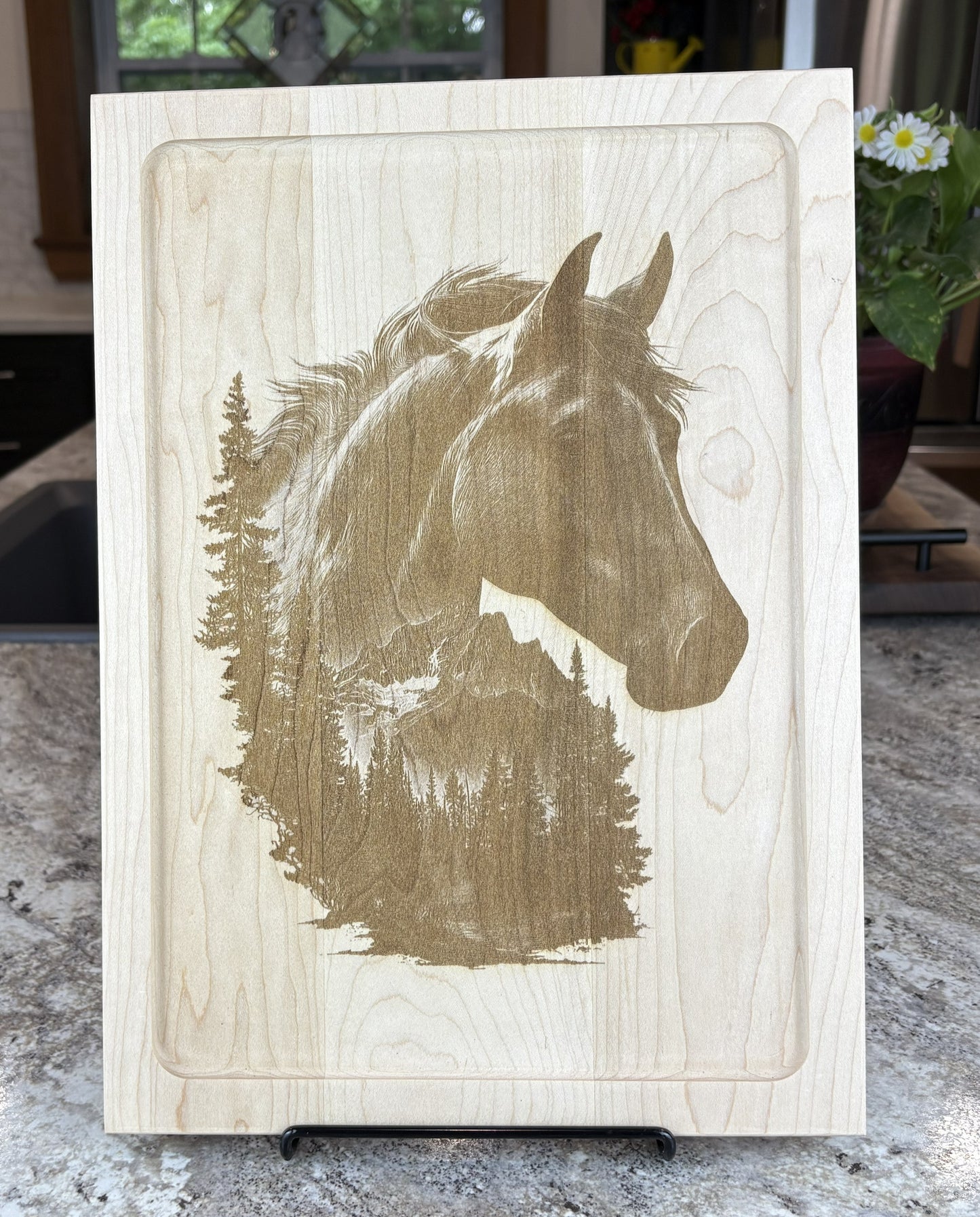 HORSE HEAD OVER MOUNTAIN