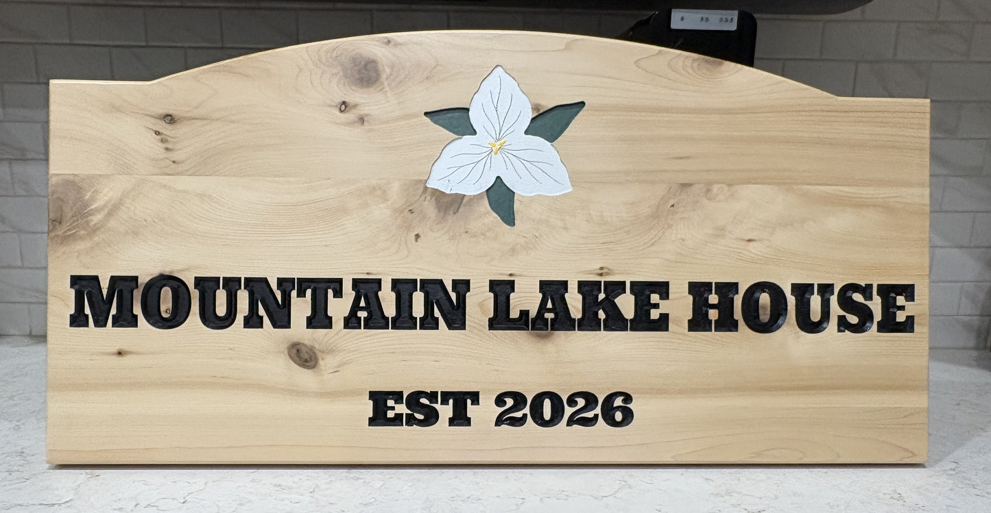 WHITE CEDAR CUSTOM COTTAGE SIGNS