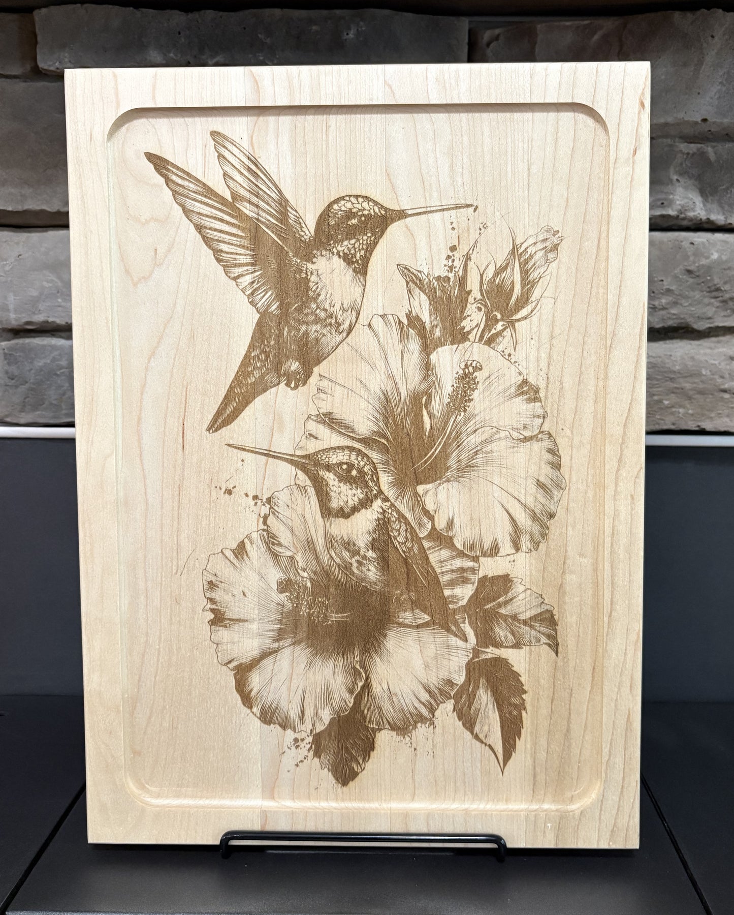 HUMMING BIRDS ON FLOWER