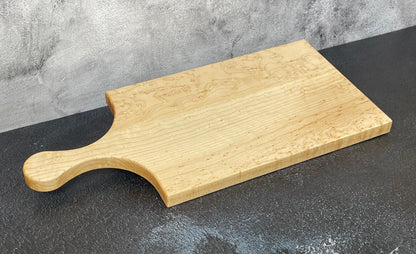 Solid Wood Cutting Board with Handle